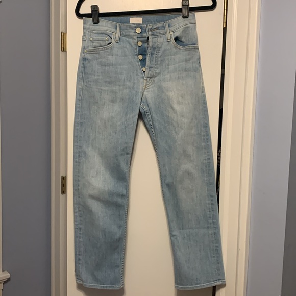 MOTHER the tomcat jeans, button fly, cropped length, color: It’s Kinda My Thing - Picture 5 of 8